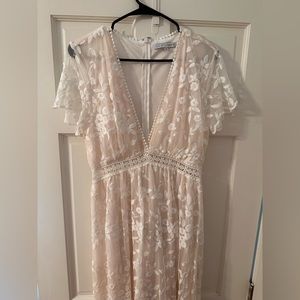 White/ivory Baltic Born maxi dress